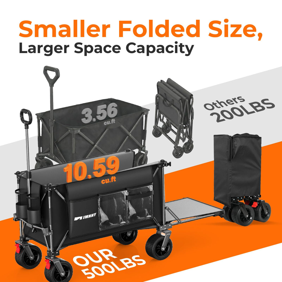 Aimnny compact fold design saves storage space when not in use