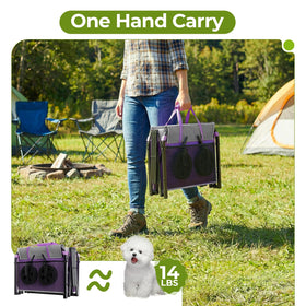 Aimnny wagon side zip opening enables simple loading and unloading