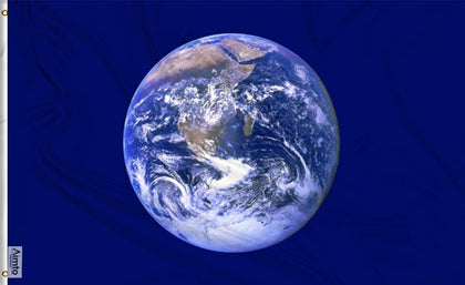 Aimto Earth Flag 3x5 ft with bright dye-sublimated colors for outdoor display.