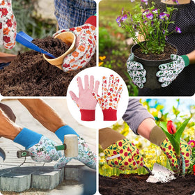 Lightweight yet sturdy gloves protect hands during sowing and weeding.