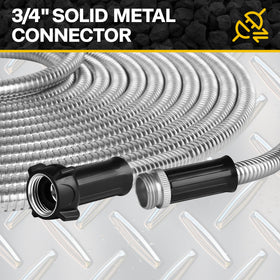 Ainpota 3/4 inch metal connector provides rust-free, leak-resistant fittings.