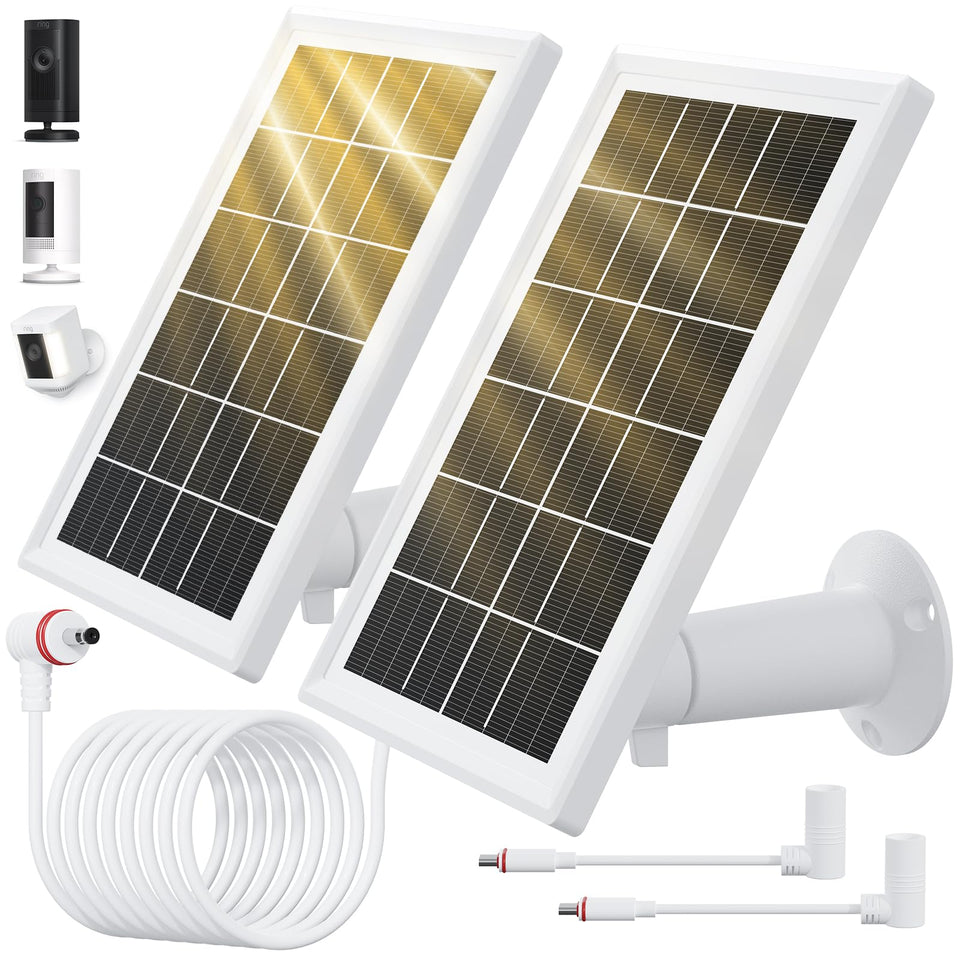 Aiobuvr solar panel compatibility for Ring Camera with easy integration
