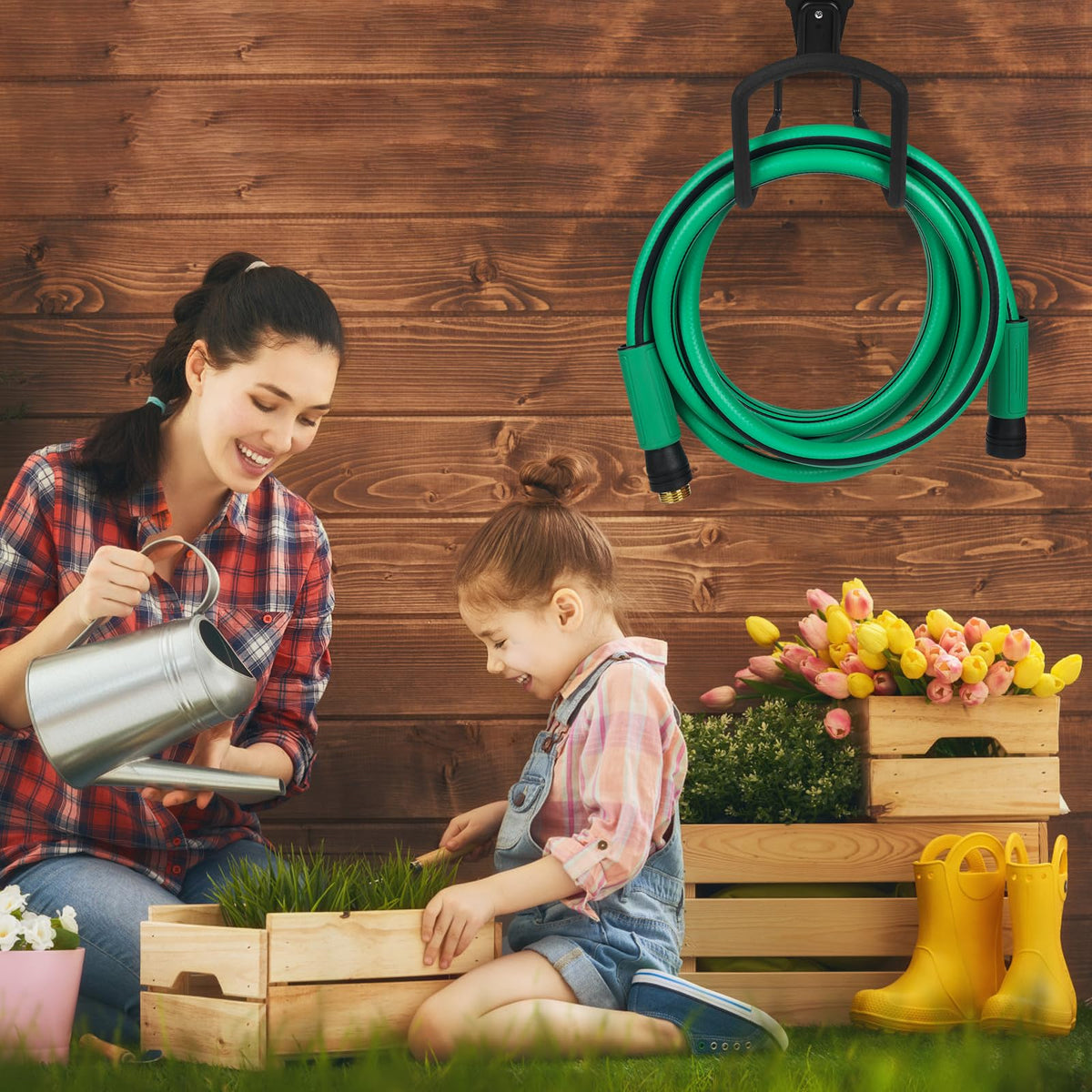AIODE hybrid material lightweight durable hose reduces fatigue during long watering sessions.