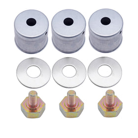 AIPICO Kubota-compatible bolt set close-up showing durable metal construction