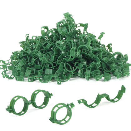 Aipker tomato clips bulk pack in green for firm, adjustable plant support.