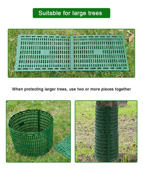 AireKouzia wildlife protection guard helps keep animals from gnawing bark.