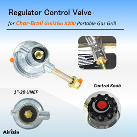 Airizin knurled grip regulator installation for tool-free swap and quick setup.