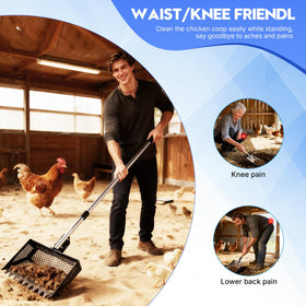 Airjam adjustable handle at 61.8 inches lets you clean while standing.