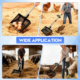 Airjam multi-functional shovel works for cattle sheds, pens, or beach sand.