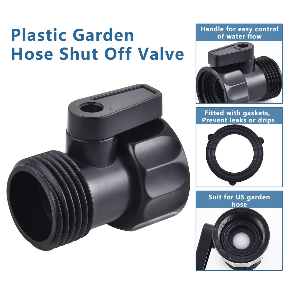 AIRLUNCH anti-leak flat pad detail prevents leaks for reliable shutoff.