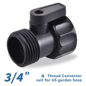 AIRLUNCH flow-control valve for garden hose with adjustable watering.