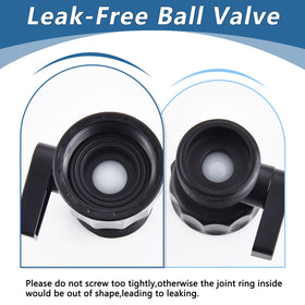 AIRLUNCH easy-handle valve installation enables precise flow control.