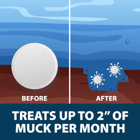 Airmax MuckAway application in lake near wildlife