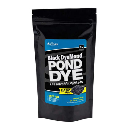 Airmax Pond Dye Packets packaging for large ponds