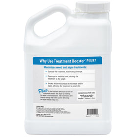Airmax Treatment Booster Plus label close-up with usage notes for safe mixing.