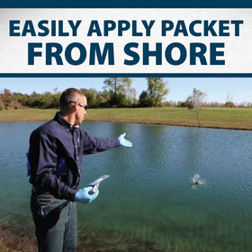 Airmax UV-blocking pond dye helps protect aquatic life and water clarity.
