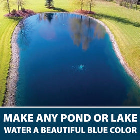 Airmax wildlife-safe pond dye used around fish and birds