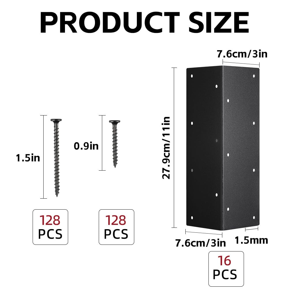 Airsnigi versatile brackets suitable for furniture fixing and garden projects.