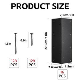 Airsnigi versatile brackets suitable for furniture fixing and garden projects.