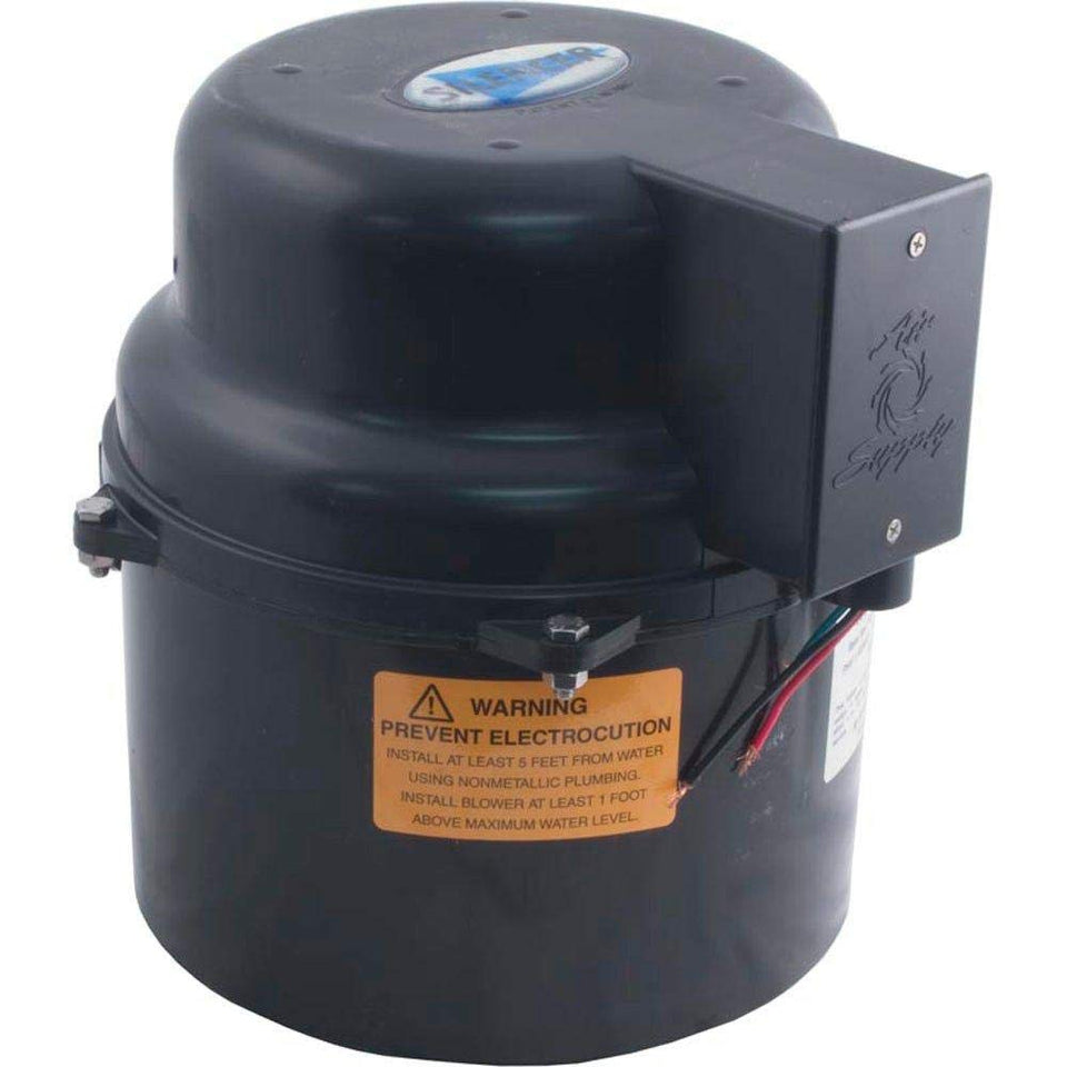 Air Supply Silencer spa blower assembly showing compact design for easy installation