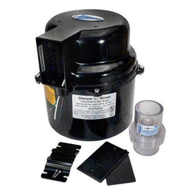 Air Supply Silencer spa blower foam path design reduces clogging over time