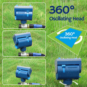 Airthereal AquaVive SR16 in 360-degree oscillation delivers even water distribution.