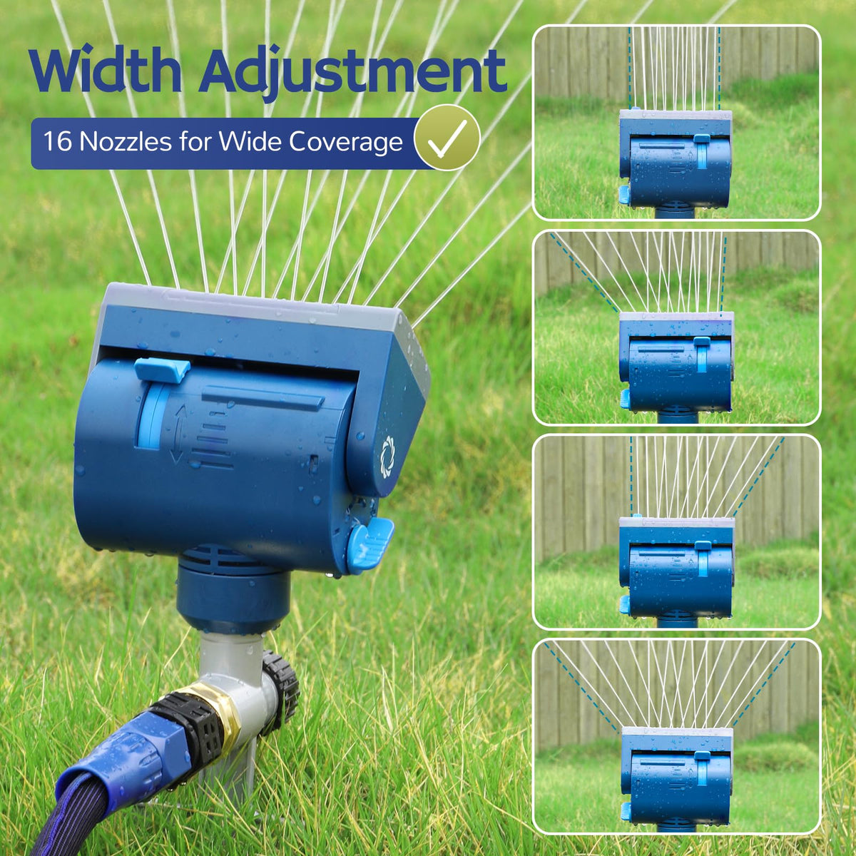 Airthereal AquaVive SR16 optimized for 40-100 PSI water pressure.