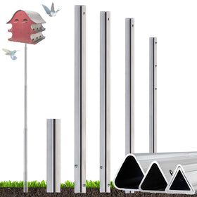 AirVows 15ft triangular pole ready for S&K houses, outdoor setup