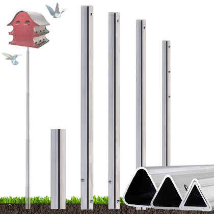 AirVows 15ft triangular pole ready for S&K houses, outdoor setup