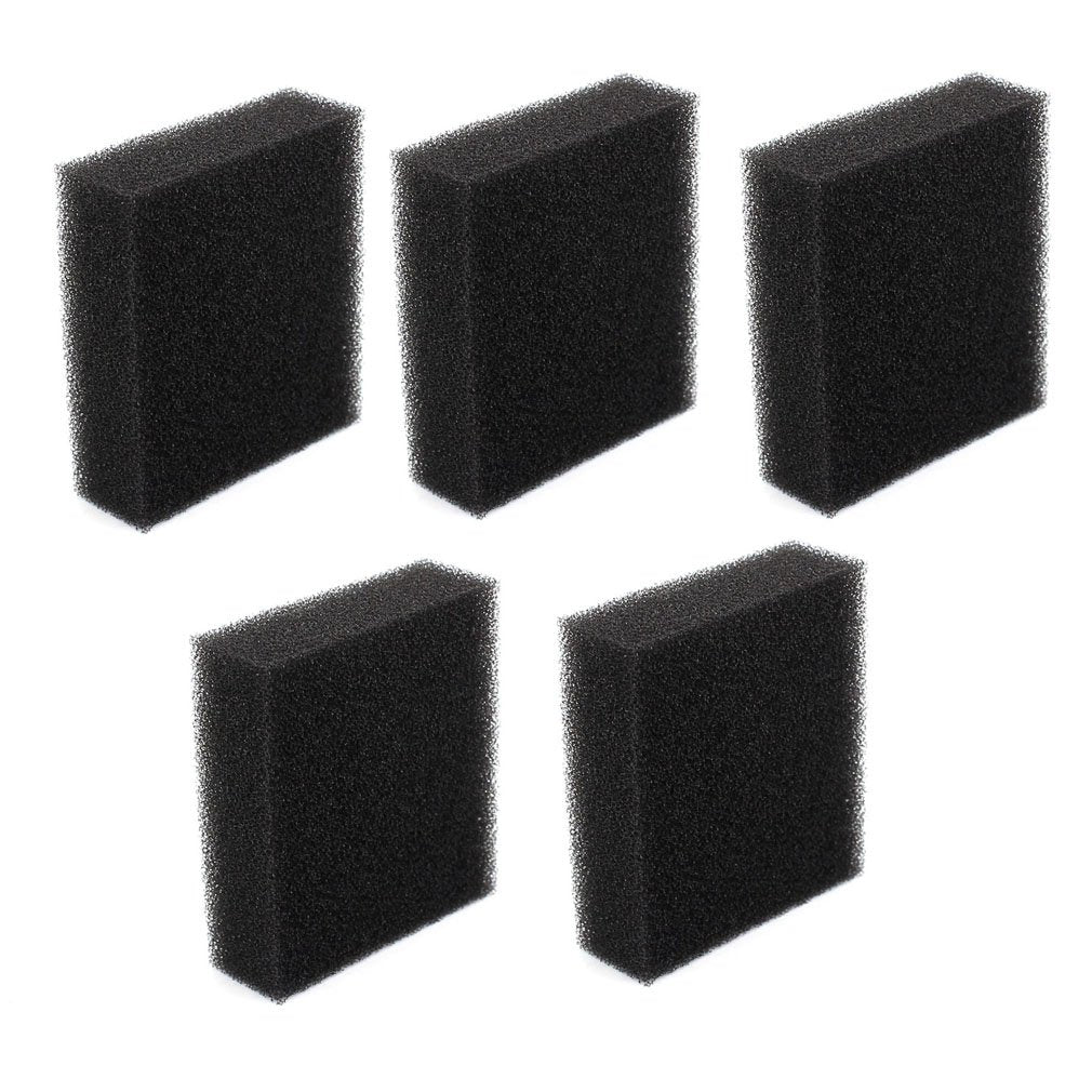 AISEN 5-pack air filter front view, compatible with Homelite and Ryobi trimmers.
