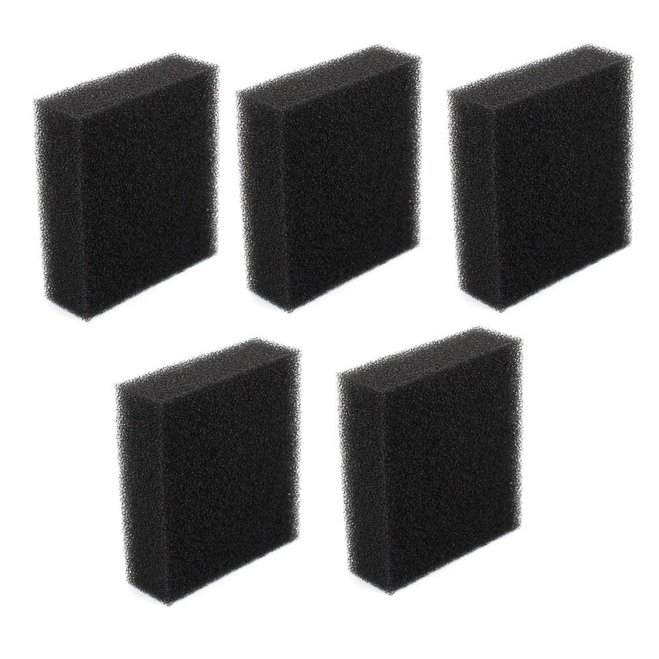 AISEN 5-pack air filter front view, compatible with Homelite and Ryobi trimmers.