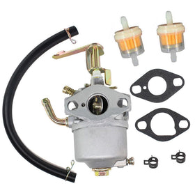 AISEN carburetor front view enhances fit and fuel delivery for the Earthquake tiller
