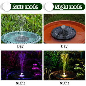 AISITIN 3000mAh battery image emphasizing extended solar power for fountains