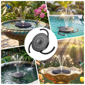 AISITIN adjustable brackets keep the fountain stable and splash-free.