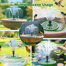 AISITIN battery-free operation uses sunlight for easy, eco-friendly fountain power.