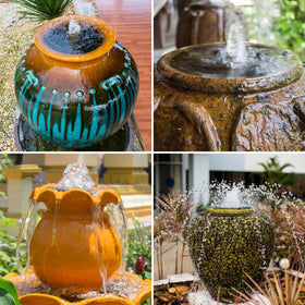 AISITIN bird-bath fountain use attracts wildlife with a gentle spray