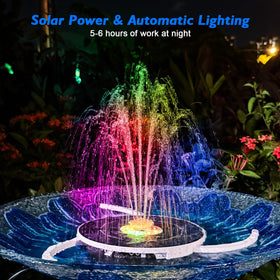 AISITIN crystal ball nozzle creates rolling light and dynamic spray
