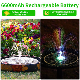 AISITIN crystal ball nozzle creates dazzling, color-filled fountain jets