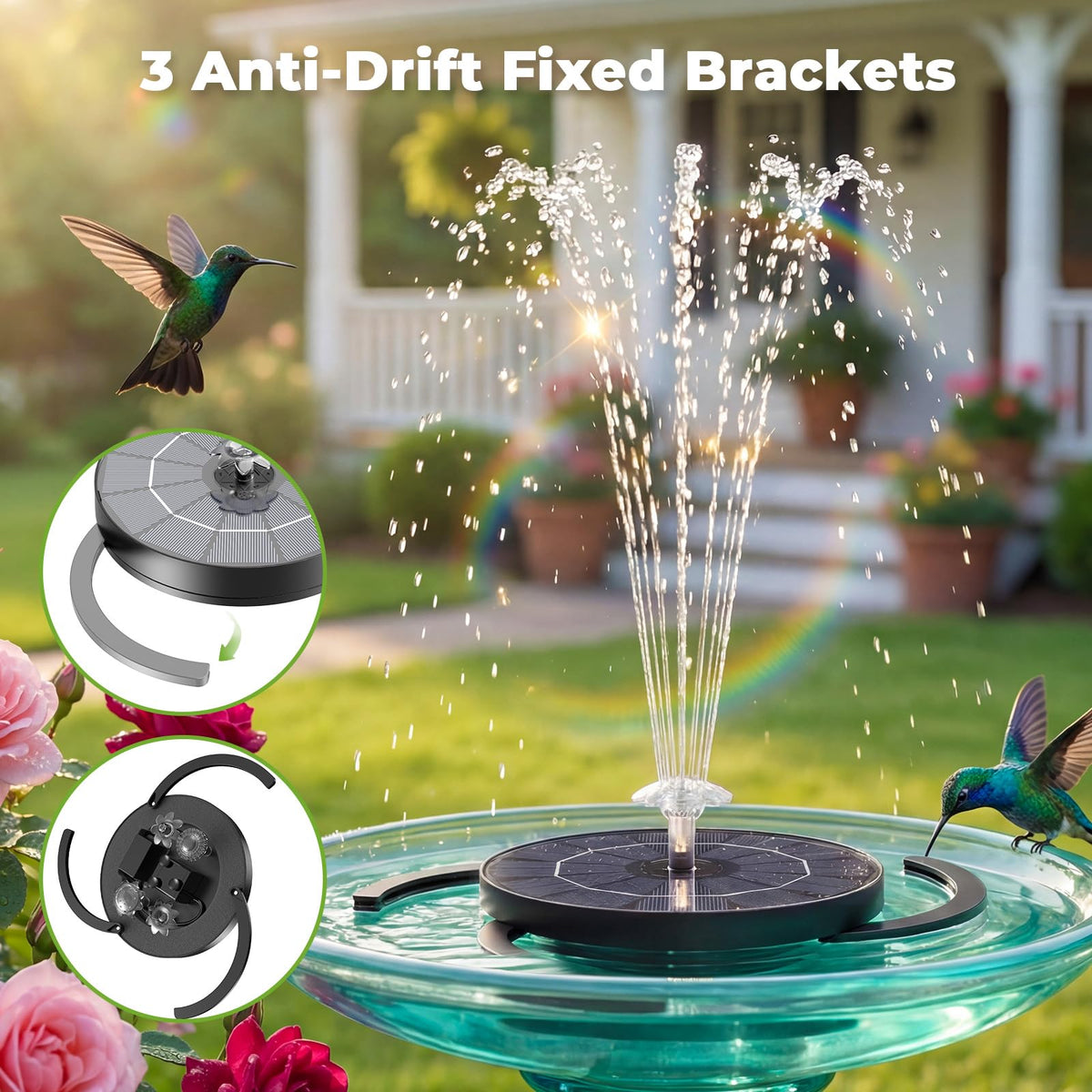 AISITIN bottom storage keeps extra nozzles organized and secure.