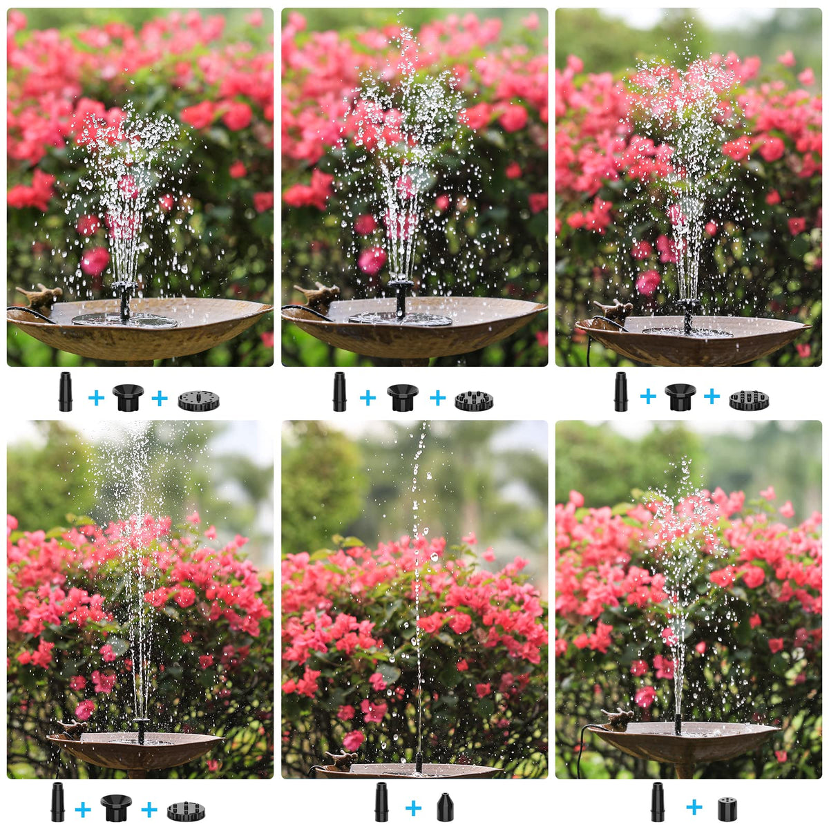 AISITIN ideal for bird baths, small ponds, and garden features.