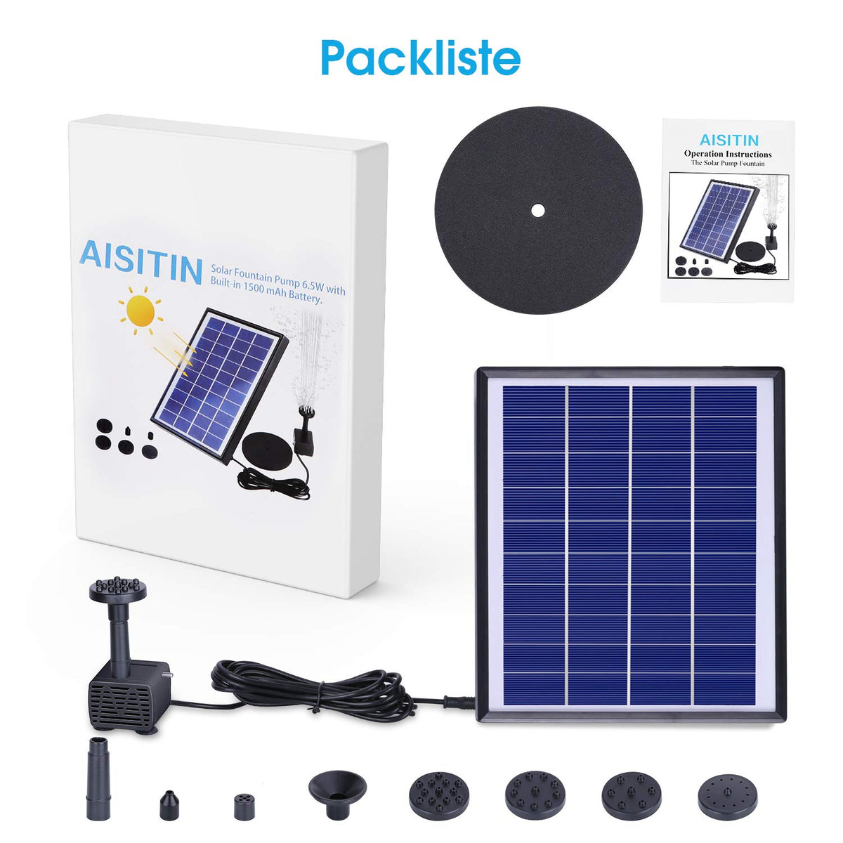 AISITIN easy maintenance tips help keep the pump running smoothly.