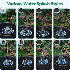 AISITIN spray height options let you tailor the fountain to sunlight.