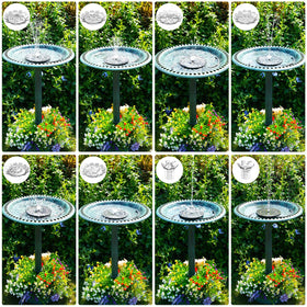 AISITIN wind-stable base keeps the bird bath steady in breezy conditions