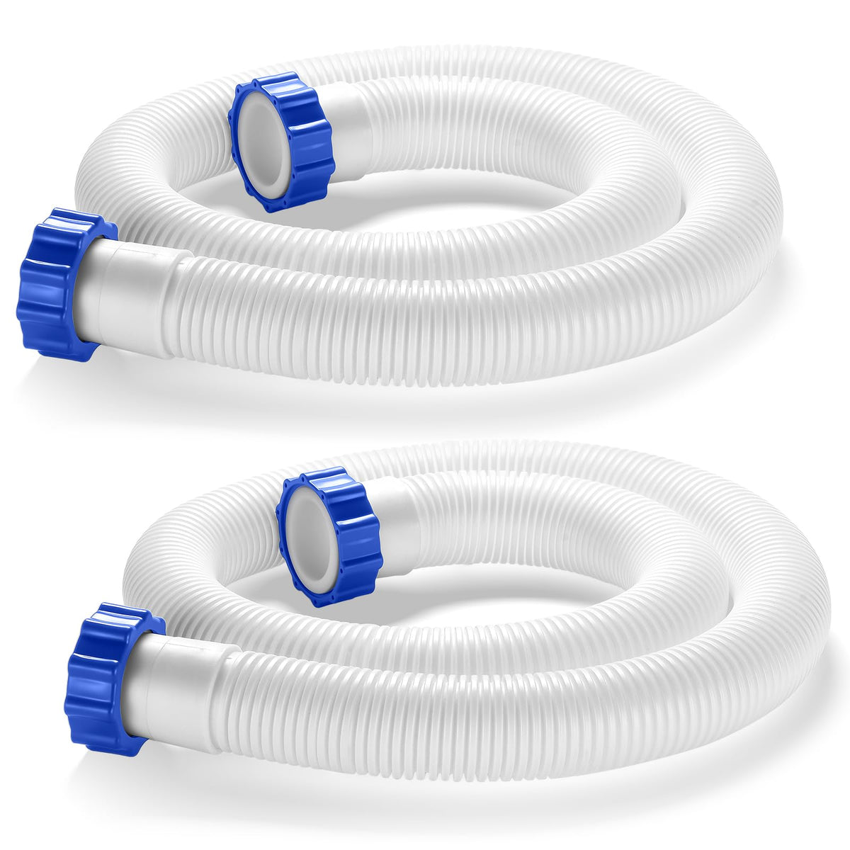 AISungoo 2-pack 1.5-inch pool hoses assembly for easy replacement and smooth water flow.