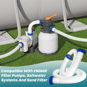 AISungoo compatibility with most above-ground pumps and saltwater systems.