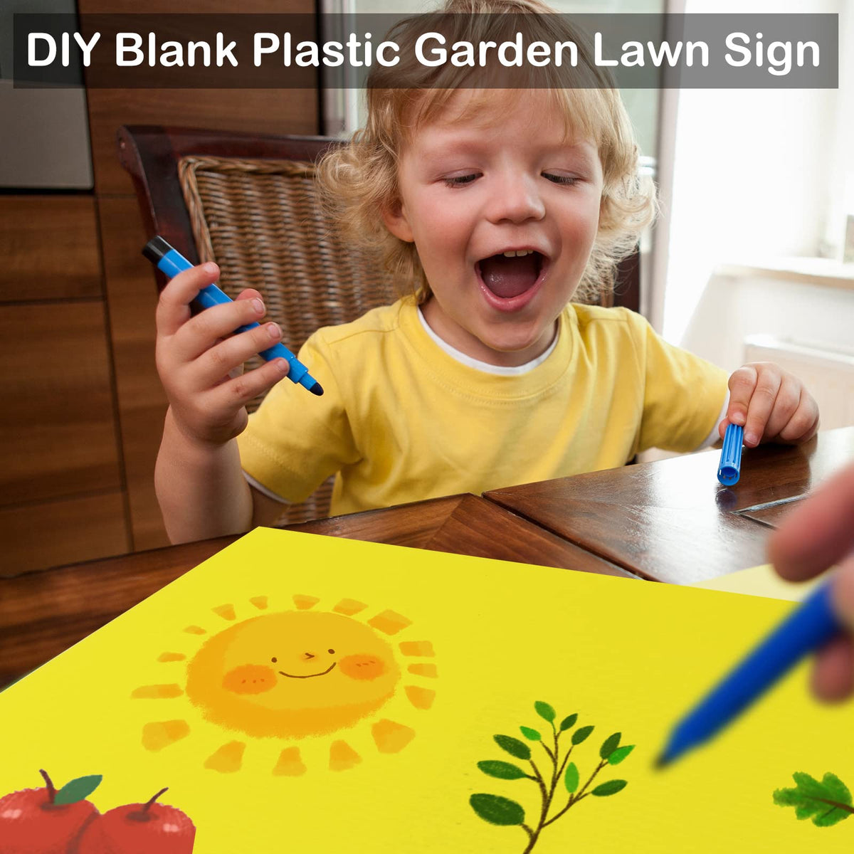 AITIKUE dual-sided signs for easy, on-site customization
