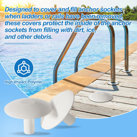 Aitruman white socket cover during installation, easy insertion