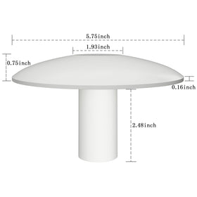 Aitruman white pool anchor socket cover, packaging included