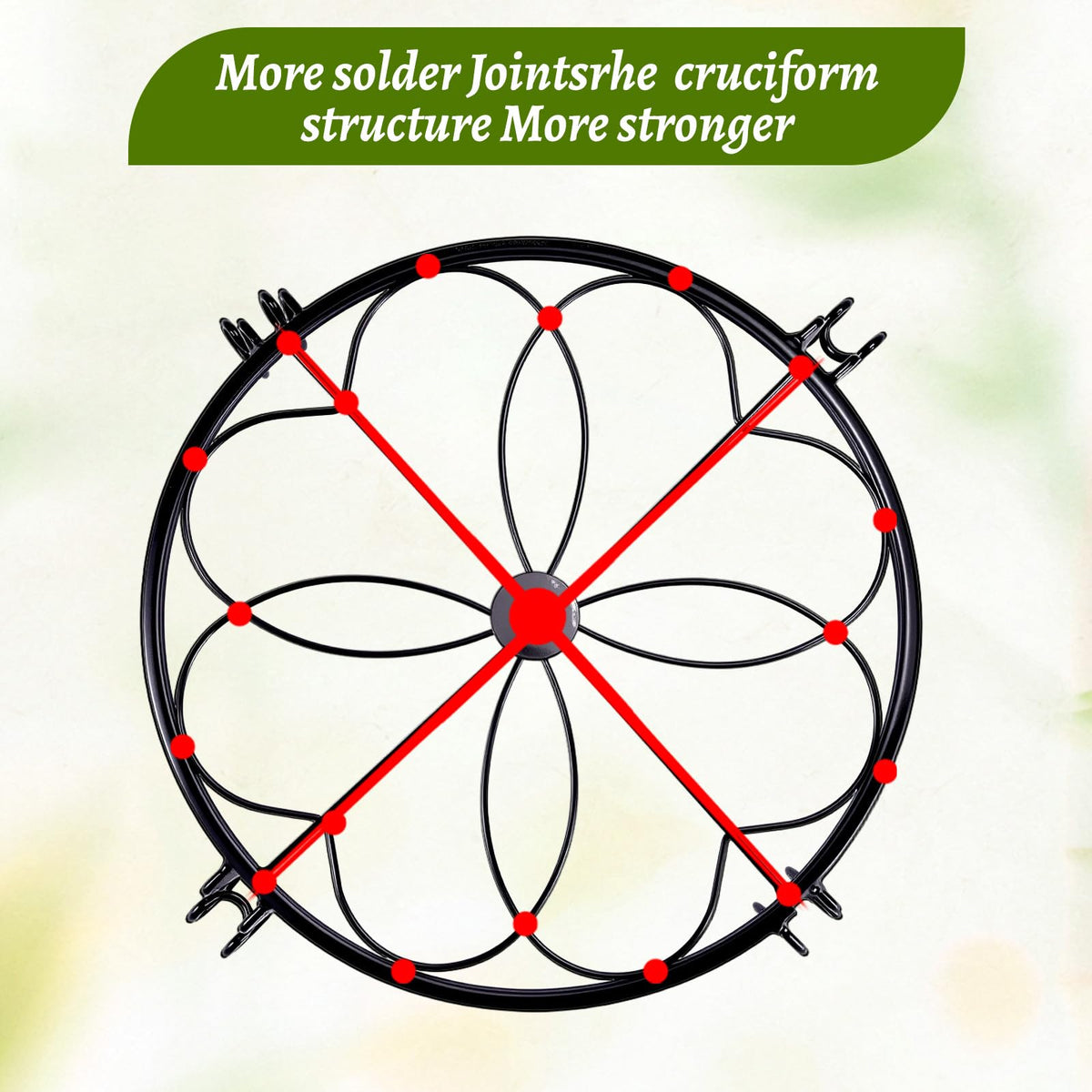 Aivkoif elegant floral motifs add decorative touch to decor.
