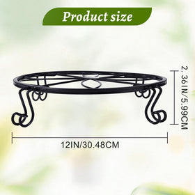 Aivkoif rustproof metal stand for outdoor use in all weather.